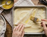 Foto del passaggio 4 della ricetta Bougatsa greca – Sfoglia croccante con crema alla vaniglia