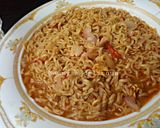 A picture of step 3 of Indome noodles.