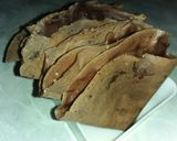 Foto langkah ke 3 dari resep 81. Leker Coklat Crispy Teflon.