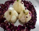 A picture of step 4 of Dry Coconut modak.