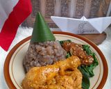 Foto langkah ke 4 dari resep Tumpeng horog-horog (Jepara).