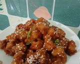 Foto langkah ke 3 dari resep 15.Korean Fire Chicken Dakgangjeong Ayam pedas Korea simple byme.