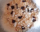 A picture of step 4 of Gond Laddu.
