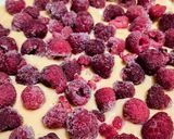 A picture of step 5 of Raspberry Tres Leches Cake.