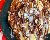 Foto del paso 4 de la receta: Tortitas de plátano y coco con chocolate