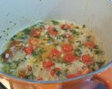 A picture of step 6 of Chicken with a Mexican-inspired salsa.