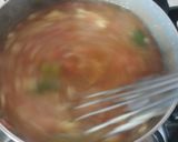 A picture of step 5 of Hot and Sour Soup.