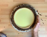 Foto del passaggio 19 della ricetta Crostata di Natale con Panna Cotta, Crema di Mele e Cioccolato