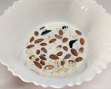 A picture of step 2 of Creamy Chikoo Almond Ice Cream.