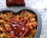 A picture of step 6 of Itallian red sauce cheese pasta 🍝 masala.