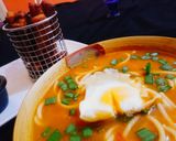 A picture of step 13 of #Sriracha_Ramen_Noodle #SoupWith#Finger_Fish_fry.