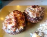 A picture of step 6 of 3Cheese 3Herb Hot Sausage-Stuffed Mushrooms.