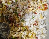A picture of step 2 of Masala poha.