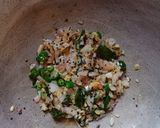A picture of step 4 of Tomato Rava Upma.