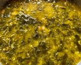 A picture of step 2 of Sorrel leaves Muddhabhaji (Ambat chuka).