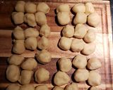 A picture of step 4 of Polvorones.