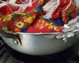 A picture of step 3 of Eid k pakwan#gurr rice.
