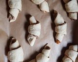 Lekvárral, nutellával töltött olajos kifli recept fázis 6 fotója