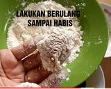Foto langkah ke 8 dari resep Ayam popcorn mayonaise / ayam goreng mayonaise deep crispy chick.
