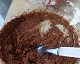 Une image de l'étape 1 de Cups chocolat et framboises.
