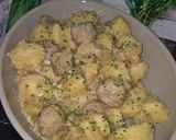 Une image de l'étape 5 de Boulettes de porc et pommes de terre en sauce au Cookeo infinity.