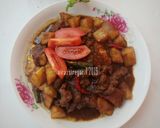 Foto langkah ke 3 dari resep Semur daging giling.