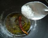 A picture of step 3 of Spicy egg sunrise.