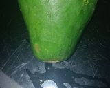 A picture of step 1 of Raw Papaya Chutney.