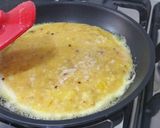 A picture of step 6 of Omelette with cheese and sweet potato.