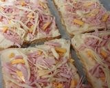 Pas rețetă Pizza pe felii de pâine 2 fotografie