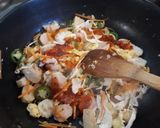 Foto langkah ke 4 dari resep Seafood Steamed Rice Noodle.