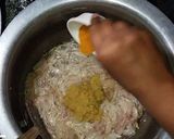 A picture of step 2 of Palak Gosht.