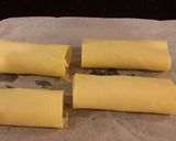 A picture of step 9 of Pasta Wrapped Chicken Cordon Bleu.