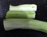 A picture of step 1 of Lemonade cucumber.