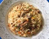 รูปขั้นตอนการทำที่ 4 ของ ข้าวผัดเป็ดย่าง