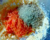 Sárgarépás-zabpelyhes szelet recept fázis 2 fotója