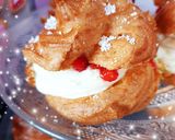 Une image de l'étape 17 de Choux crème pâtissière mascarpone et fruits rouges fraises 🍓.