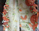Foto del paso 1 de la receta: Rosada con verduras al horno