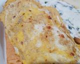 A picture of step 8 of Andey wala bunger.