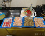 Foto del paso 1 de la receta: Mariscos a la crema parmesana al disco