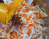 A picture of step 2 of Chinese pakoda.