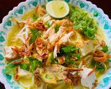 Foto langkah ke 5 dari resep Soto ayam khas Medan.