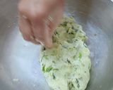 A picture of step 2 of Sabudana paratha (Farali Paratha).