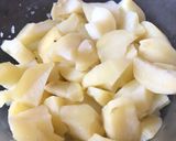 A picture of step 1 of Patatas Bravas.
