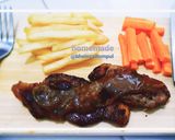 Foto langkah ke 7 dari resep Chicken steak ala Magic com.
