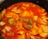 Une image de l'étape 2 de Bouillabaisse de cabillaud.