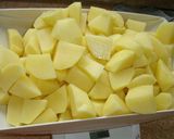 Foto del paso 1 de la receta Timbal de patatas aliñadas