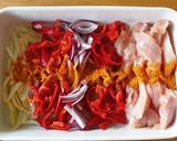 Easy tray bake fajitas recipe step 1 photo