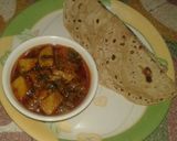 A picture of step 4 of Quick and tasty methi aloo ki sabzi.