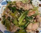 檸檬青江菜炒雞腿的食譜步驟4照片